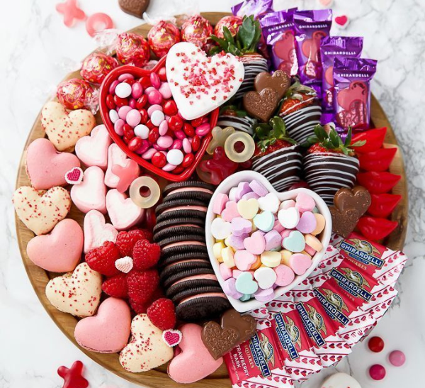 Valentine's Day Charcuterie Board Ideas