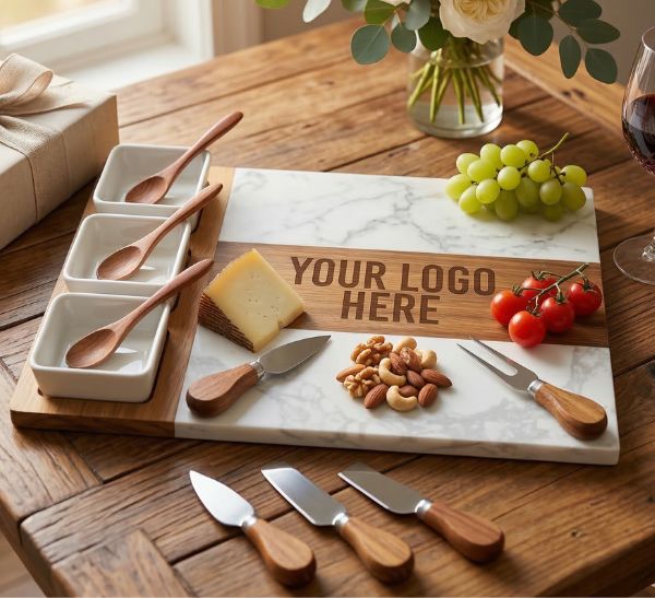 13 Custom Logo Charcuterie Boards That Elevate Any Brand