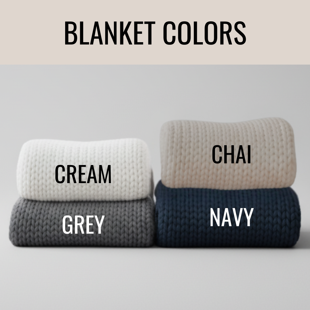 The Snuggle Knit Personalized Blanket