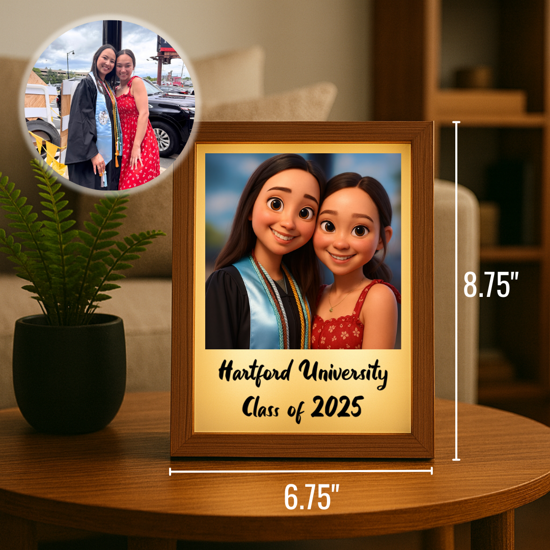 Personalized Animated Light Up Picture Frame for her, Customized Gifts for Women by Groovy Girl Gifts
