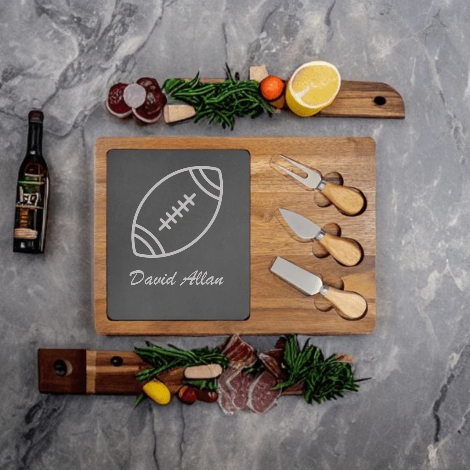 Football Charcuterie Board