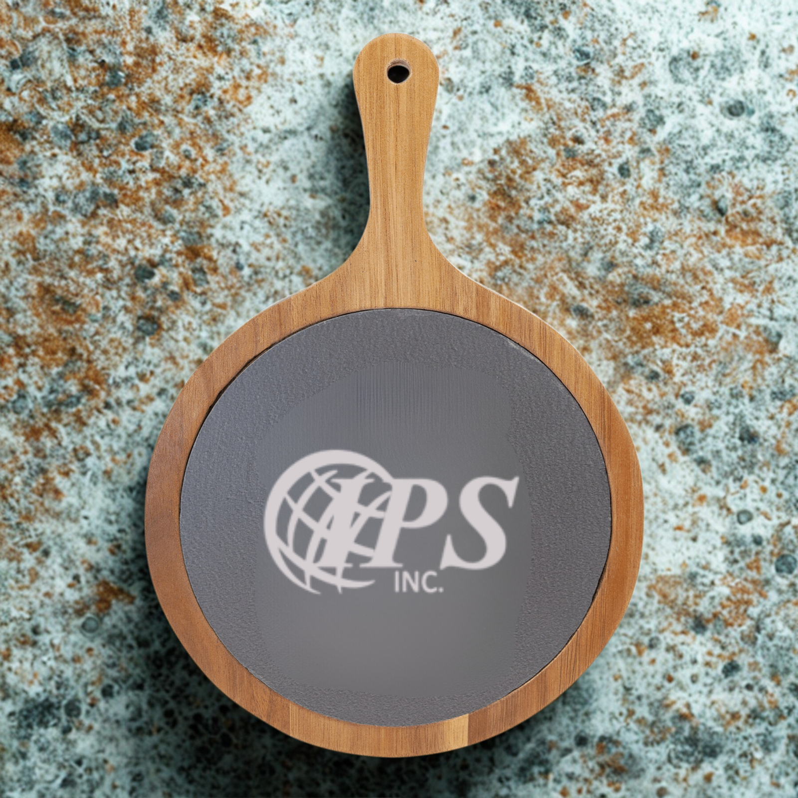 Custom Logo Round Slate Board