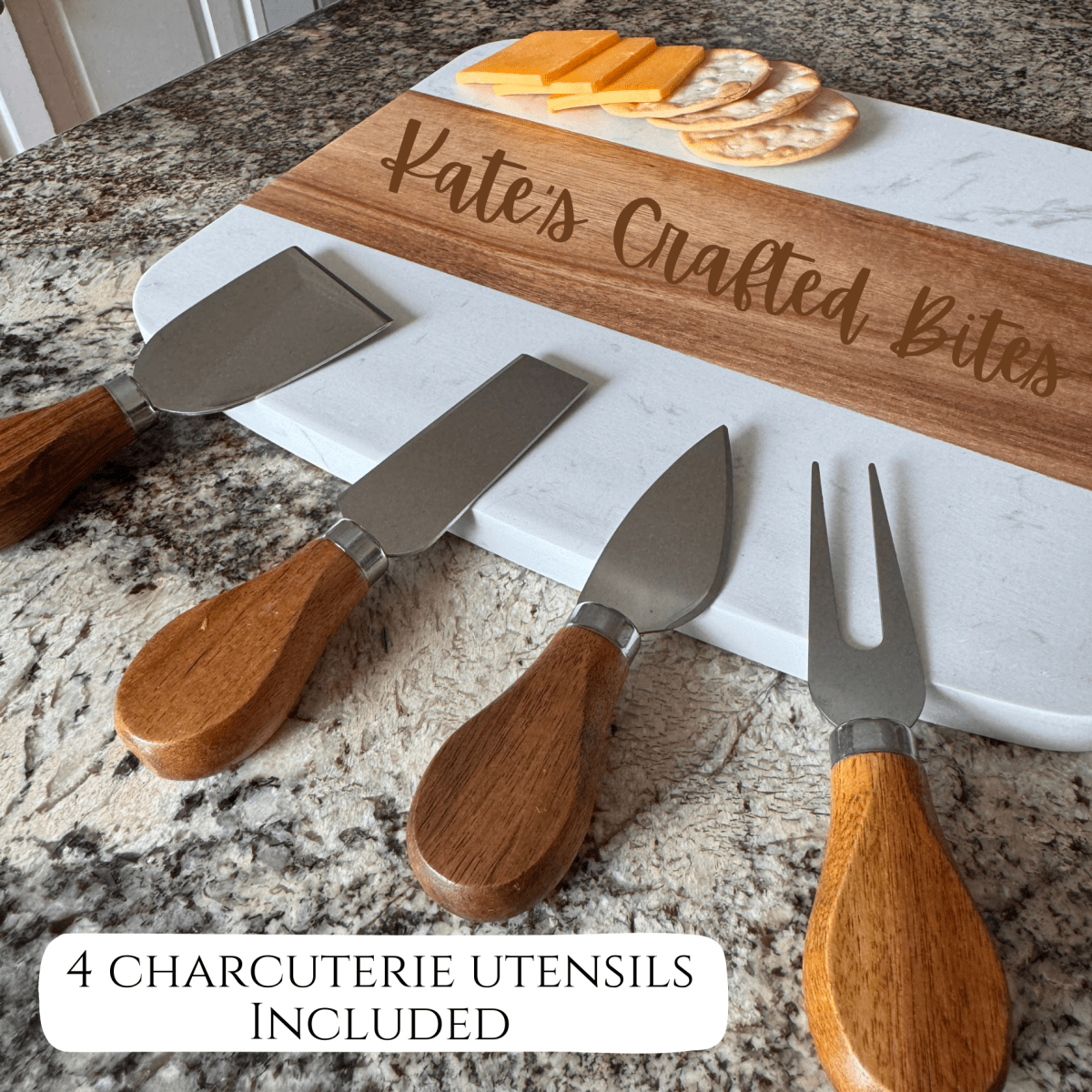 Personalized Gather & Graze Personalized Charcuterie Board for her, Customized Gifts for Women by Groovy Girl Gifts