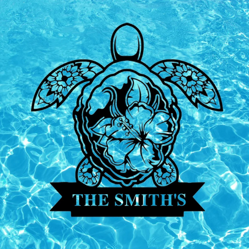 Personalized Outdoor Oasis Metal Sign
