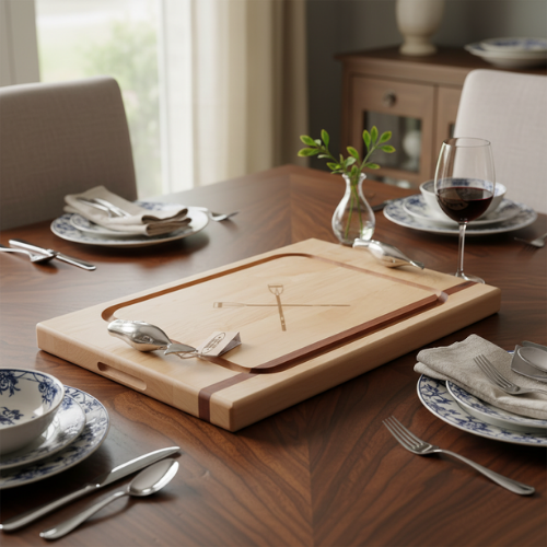 Whale Handled Personalized Cutting Board