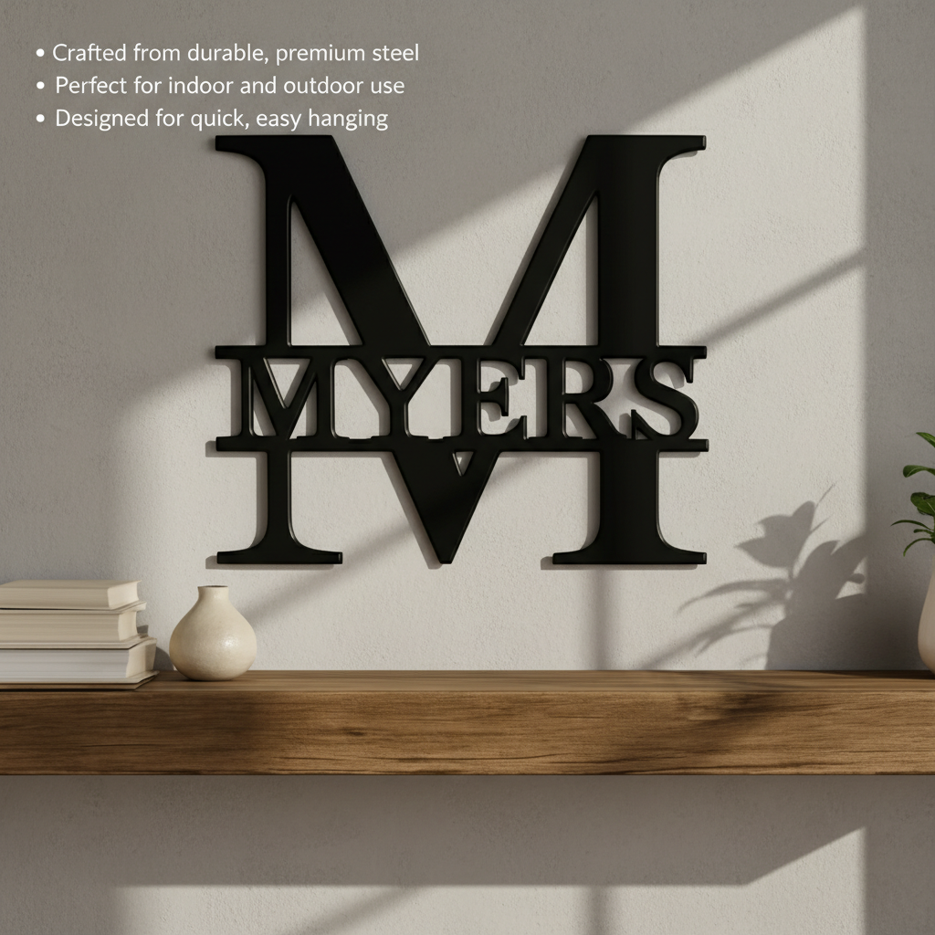 Rooted Family Initial Sign