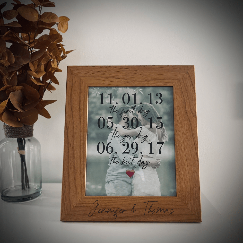 Our Story Personalized Frame. Perfect for Home Decor from Willow & Hive