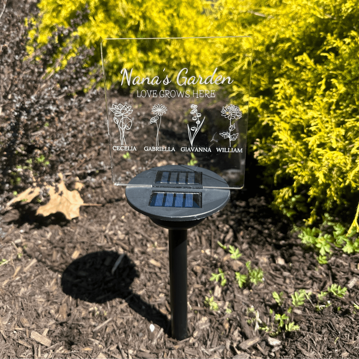 Personalized Mama's Radiant Garden Sign for her, Customized Gifts for Women by Groovy Girl Gifts