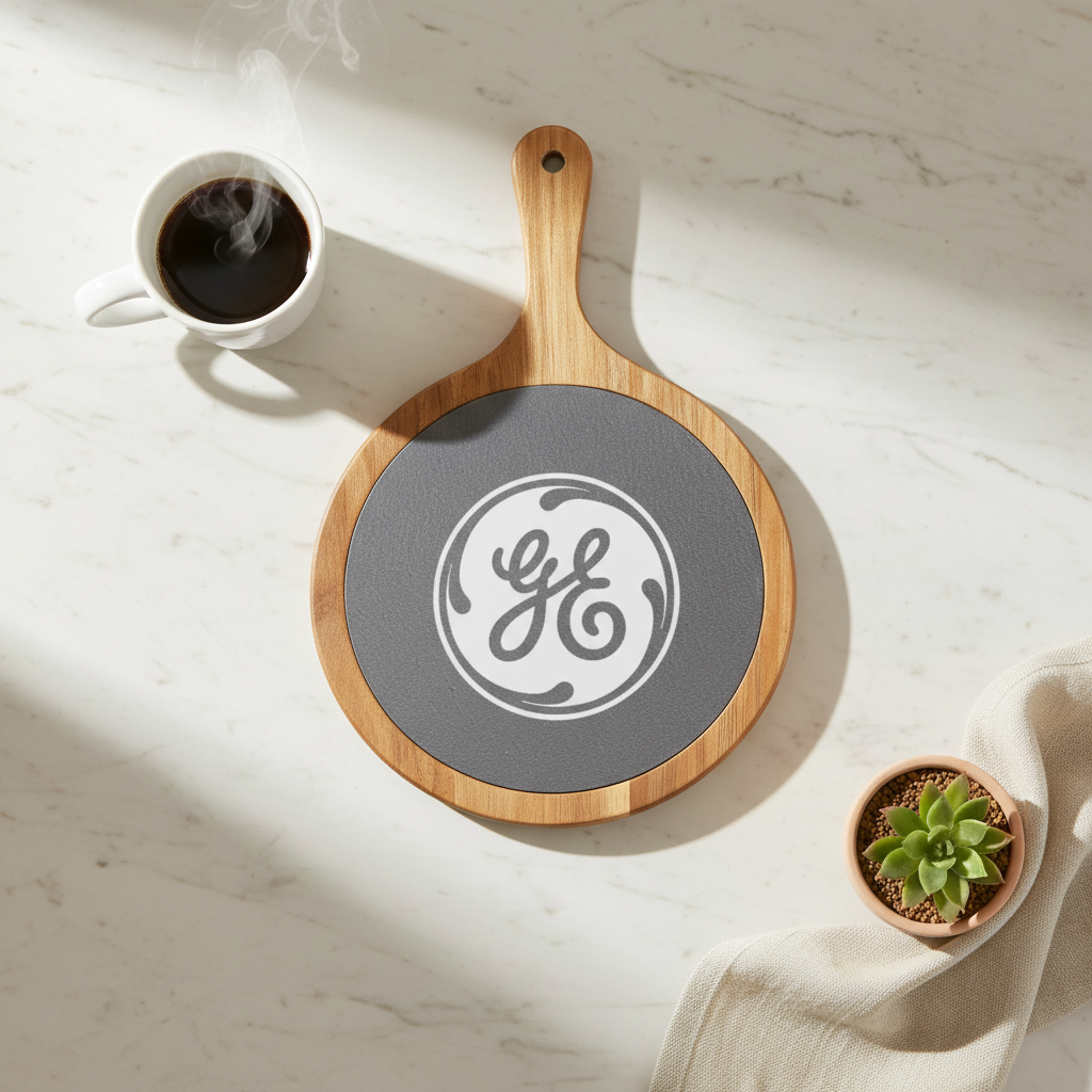 Custom Logo Round Slate Board