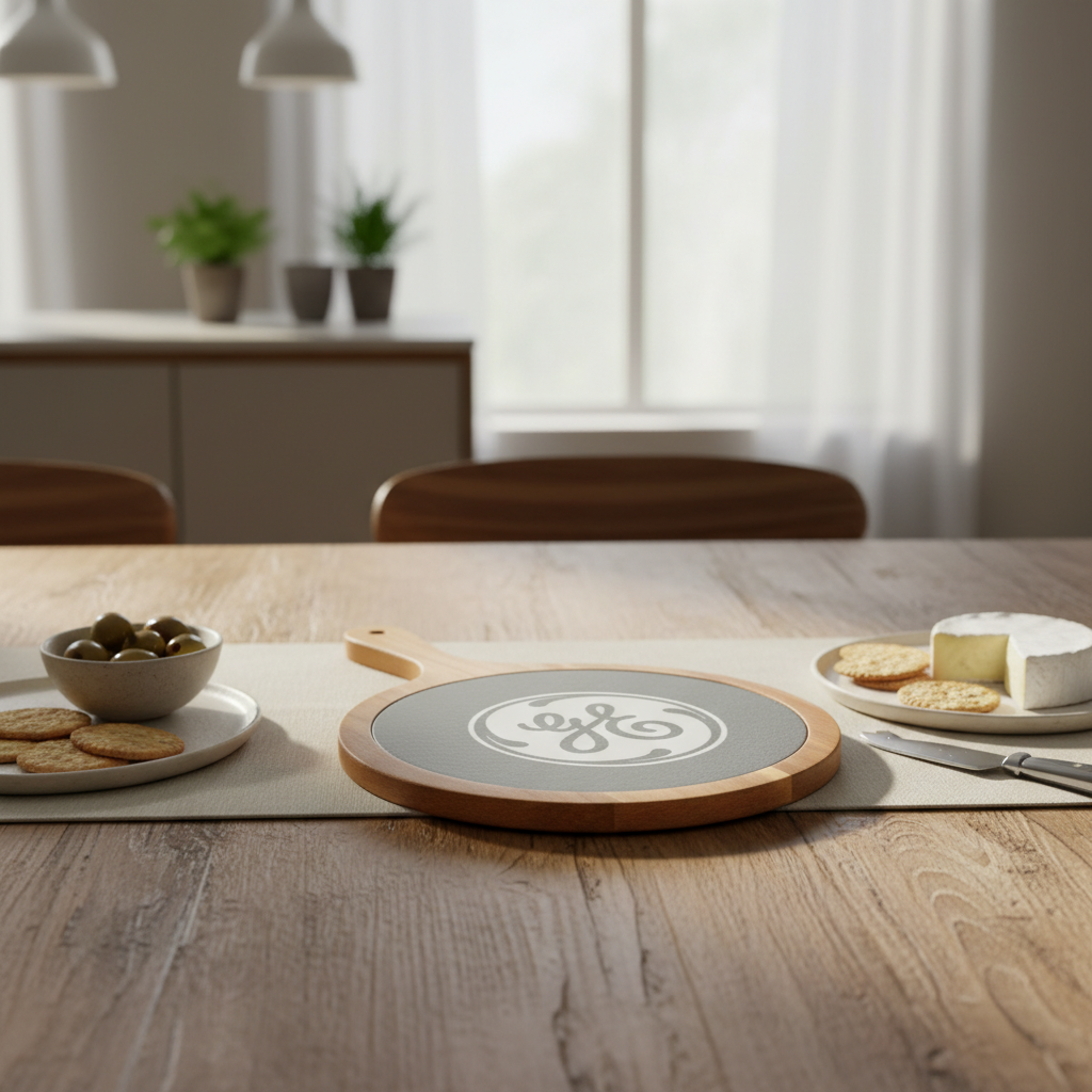 Custom Logo Round Slate Board