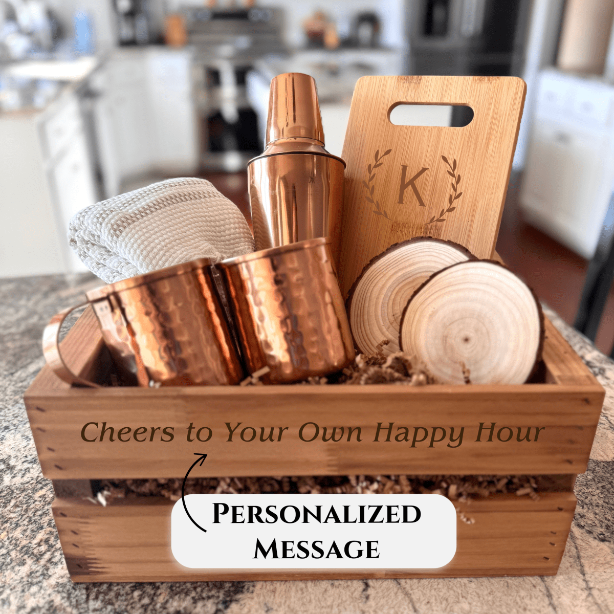 Personalized Copper Bliss Mule Set for her, Customized Gifts for Women by Groovy Girl Gifts