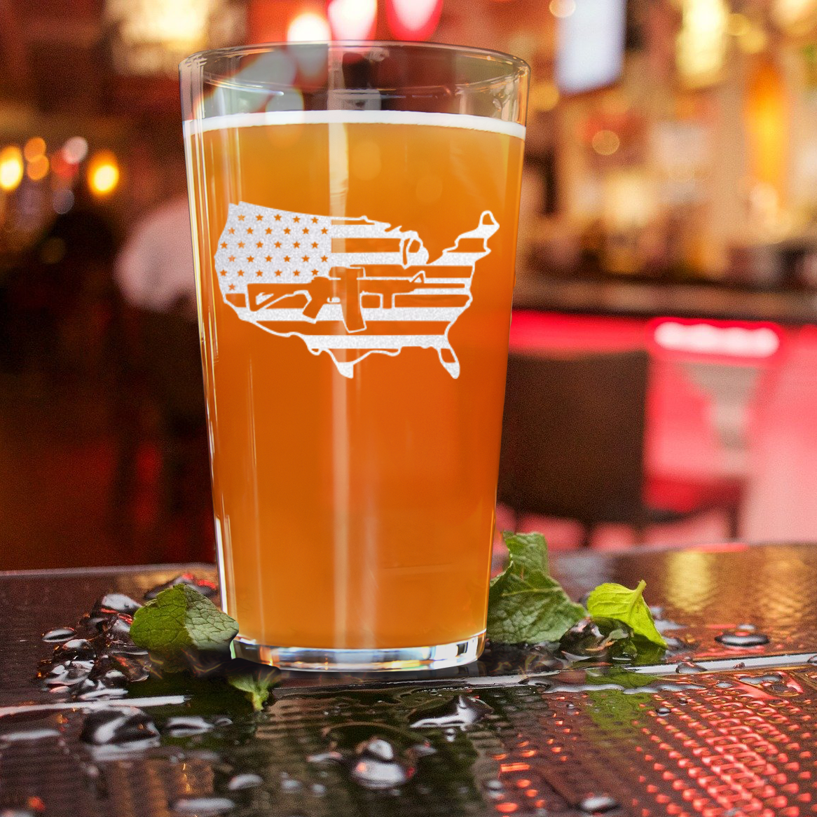 American Rifle Pint Glass
