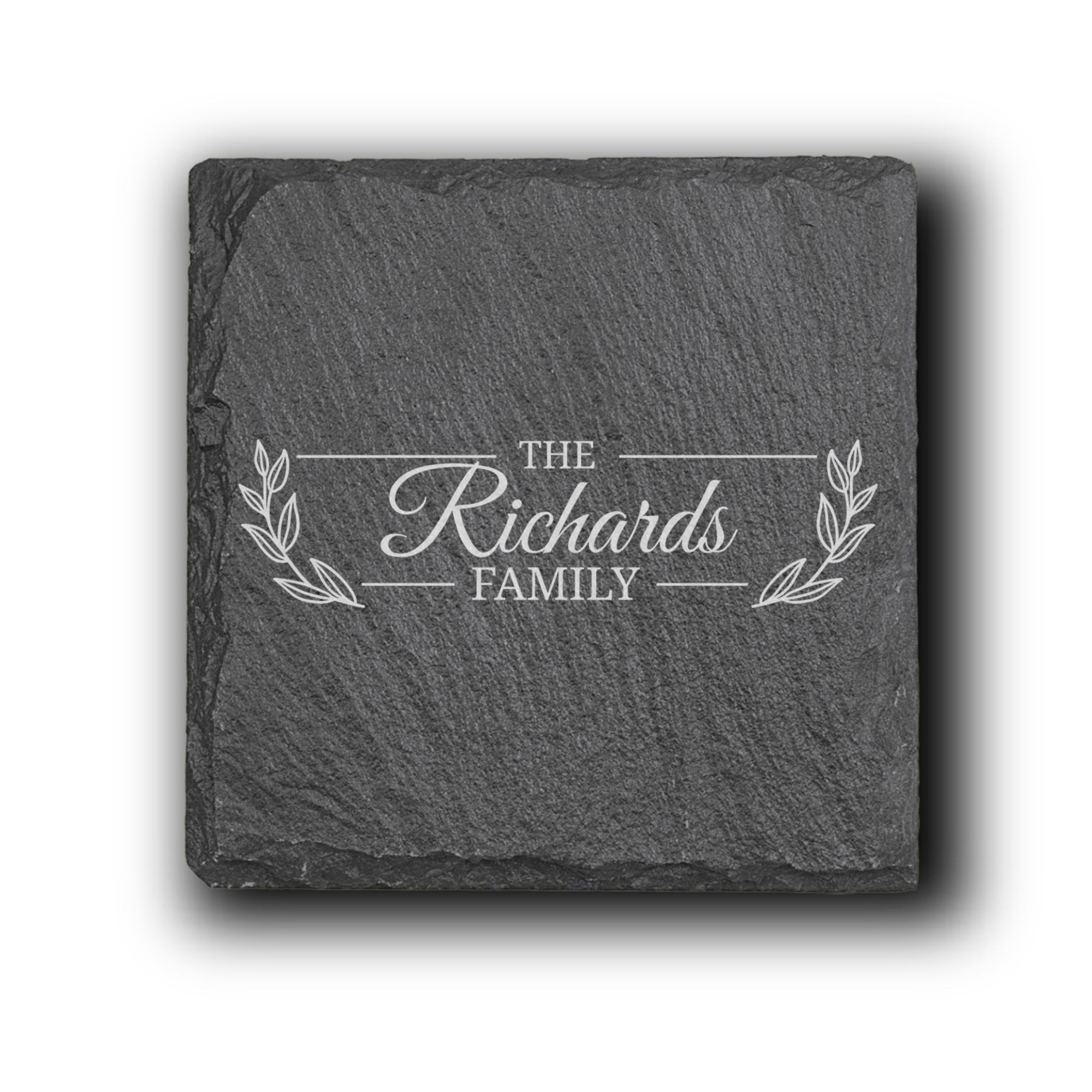 Family Noble Knot Slate Coaster