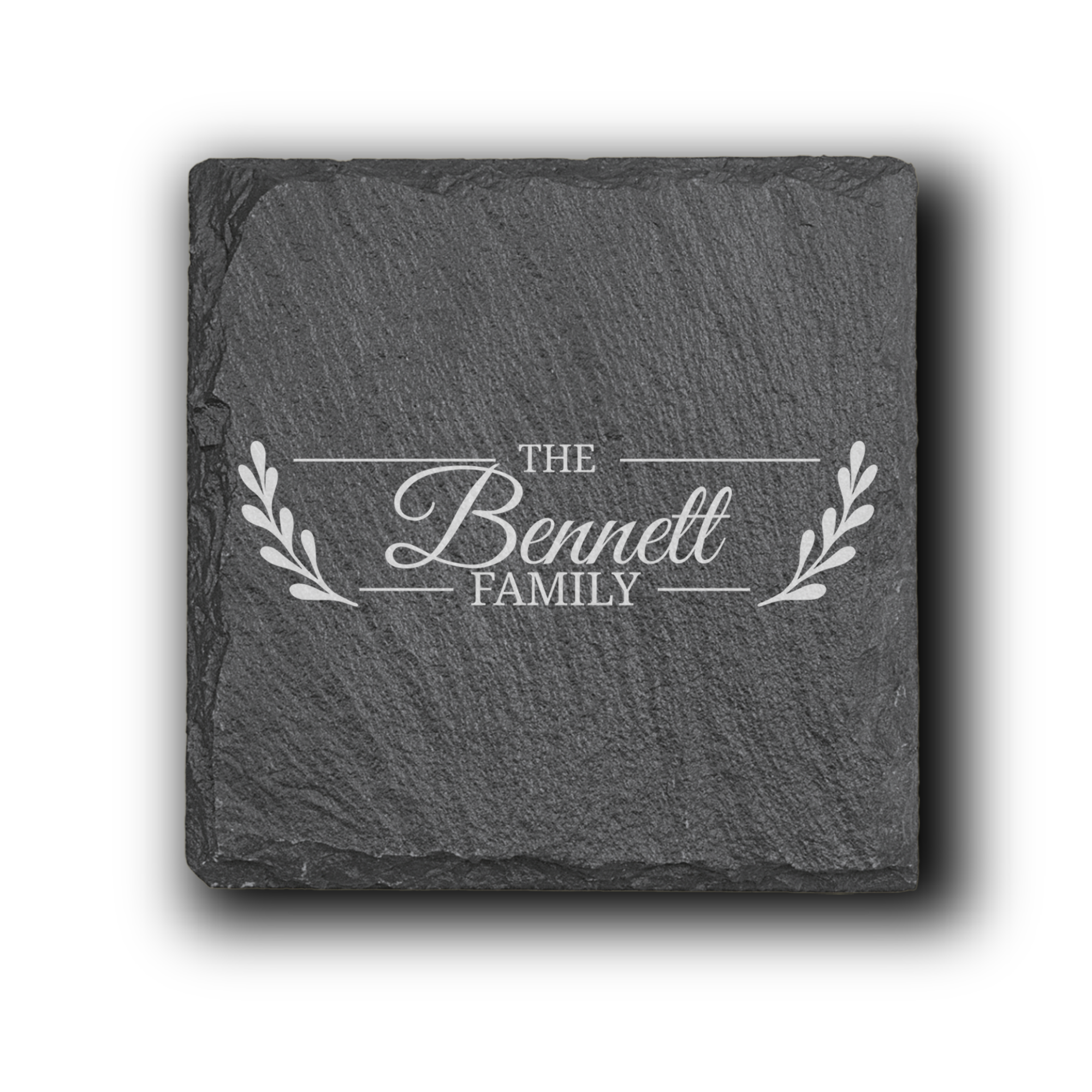 Flourishing Family Slate Coaster