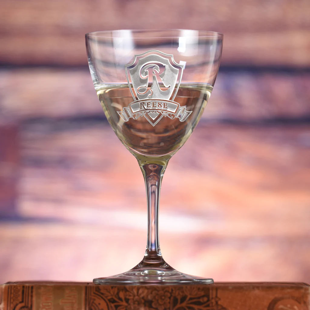 Personalized Crystal Martini Glass