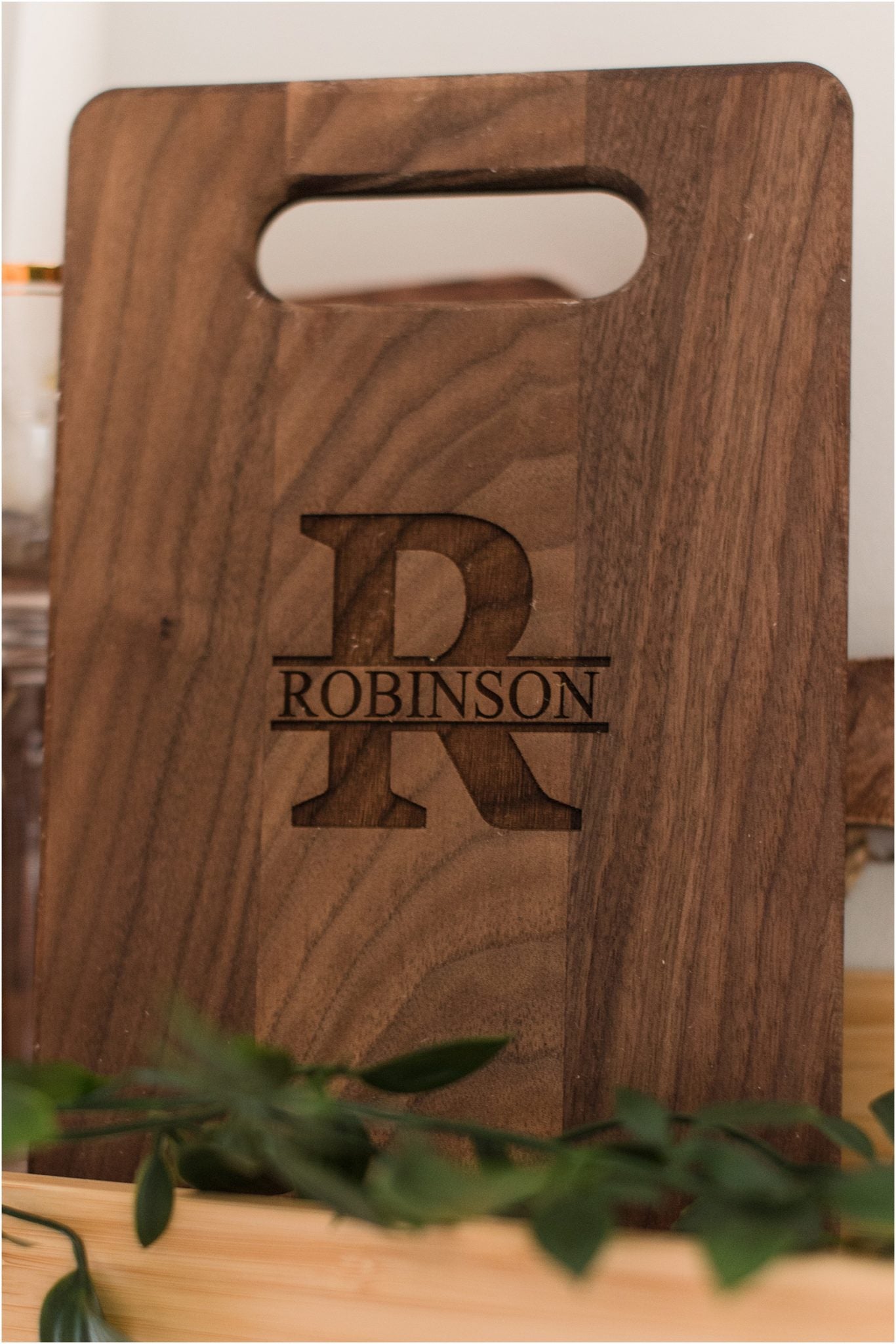 Monogrammed Cutting Board
