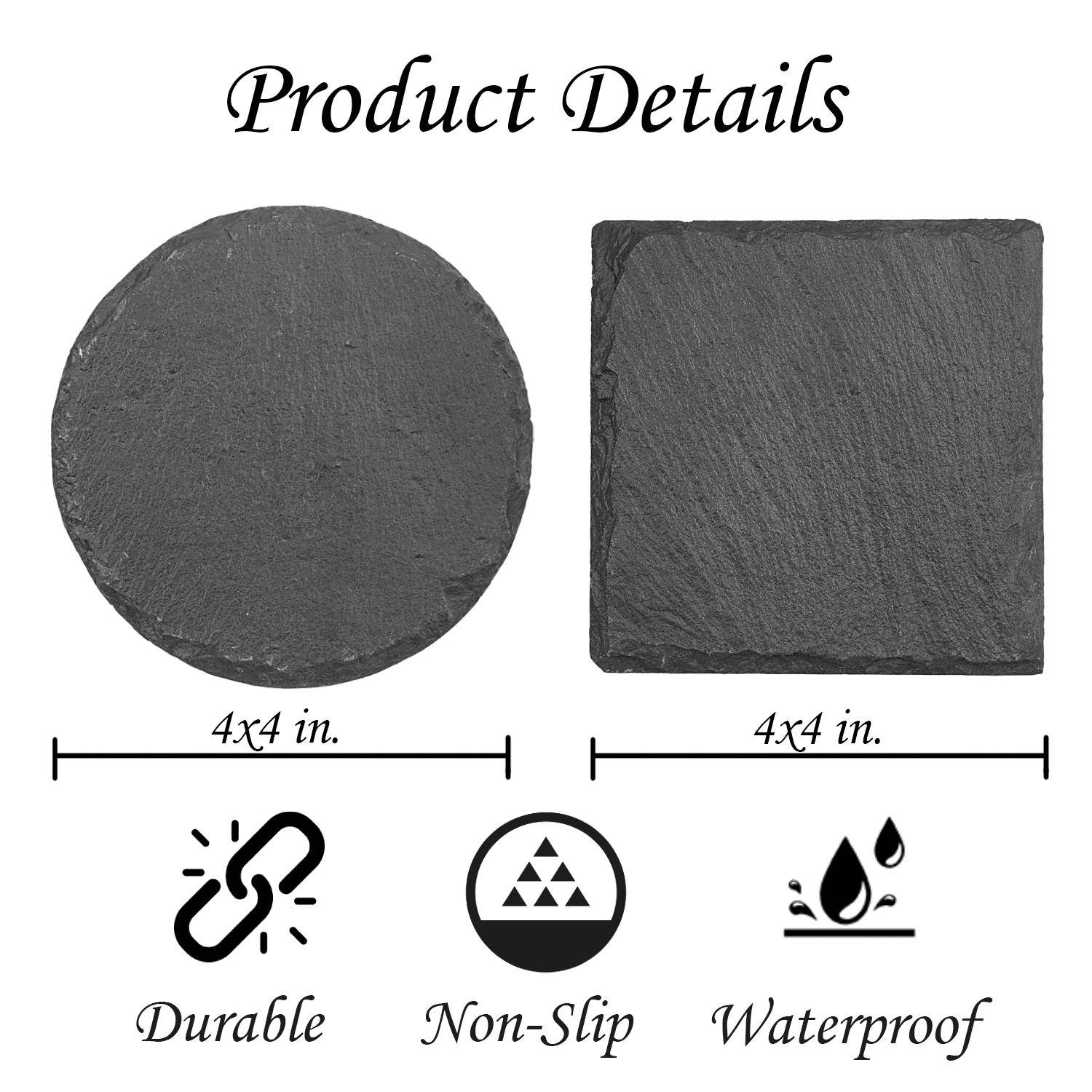 Family Noble Knot Slate Coaster