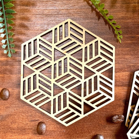 Geometric Coaster Set