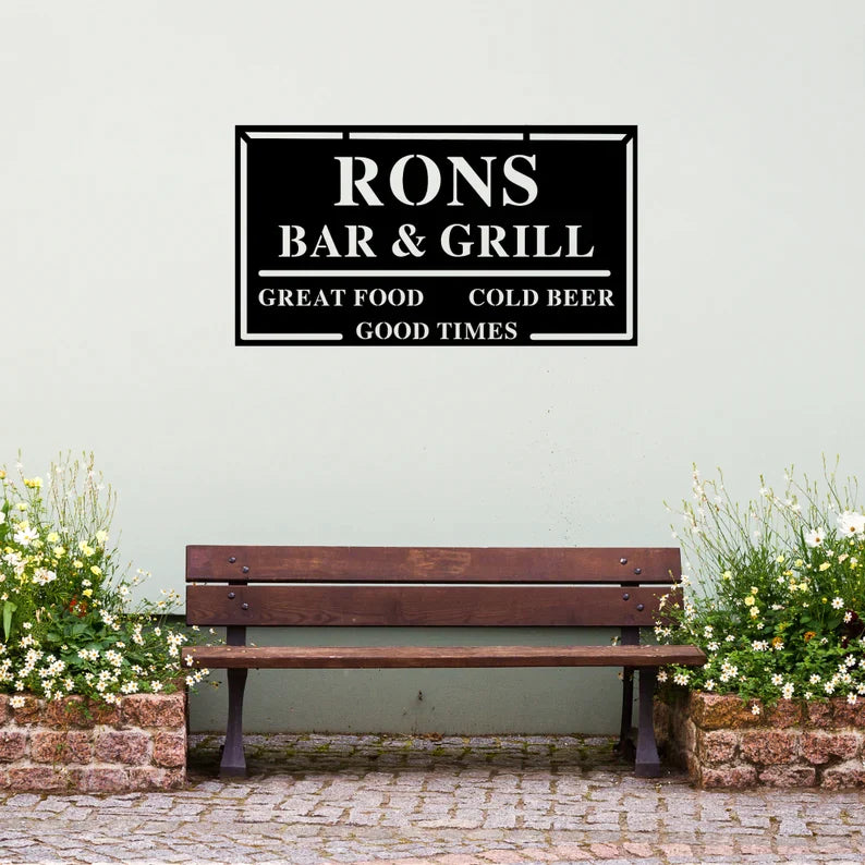 Custom Bar & Grill Sign
