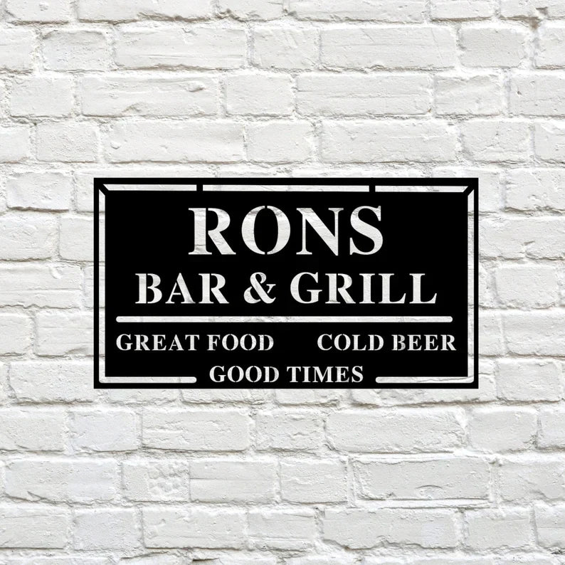 Custom Bar & Grill Sign
