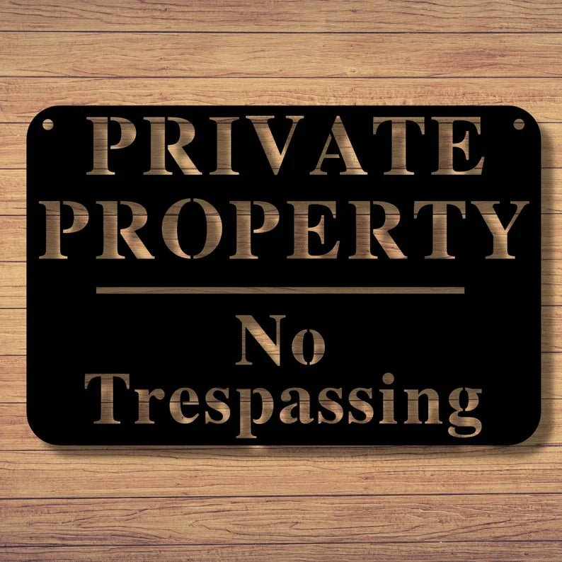 Private Property Sign