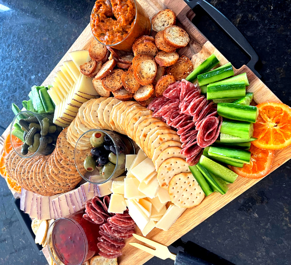 Charcuterie board ideas for Christmas party