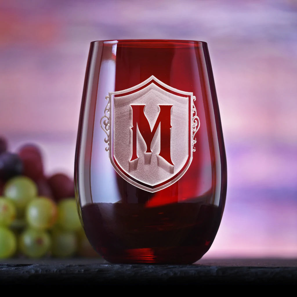 Engraved Crystal Wine Glasses