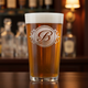 Royal Monogram Personalized Pint Glass