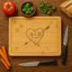 Heart & Arrow Cutting Board
