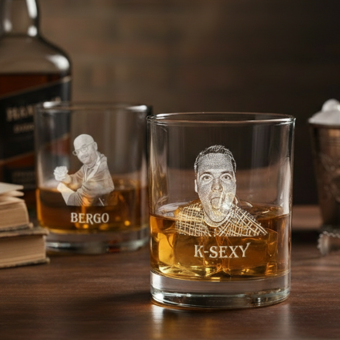 Legacy Portrait Custom Whiskey Glass