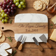 Custom Script Paddle Charcuterie Board