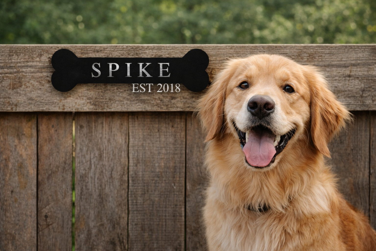 Dog's Legacy Metal Bone Sign