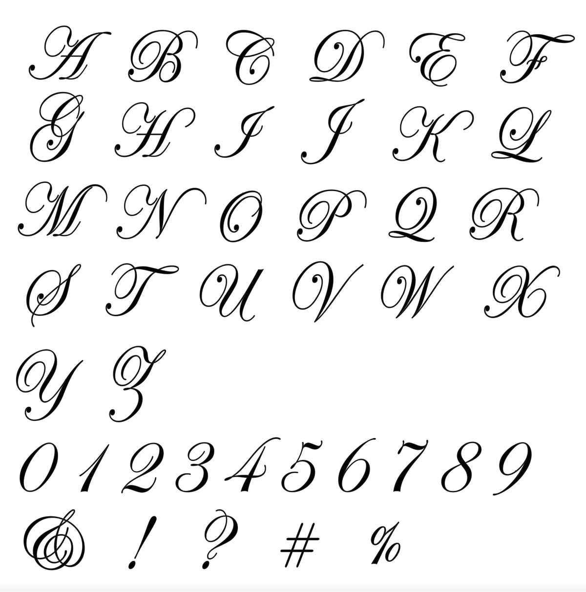 Custom Script Slate Coasters