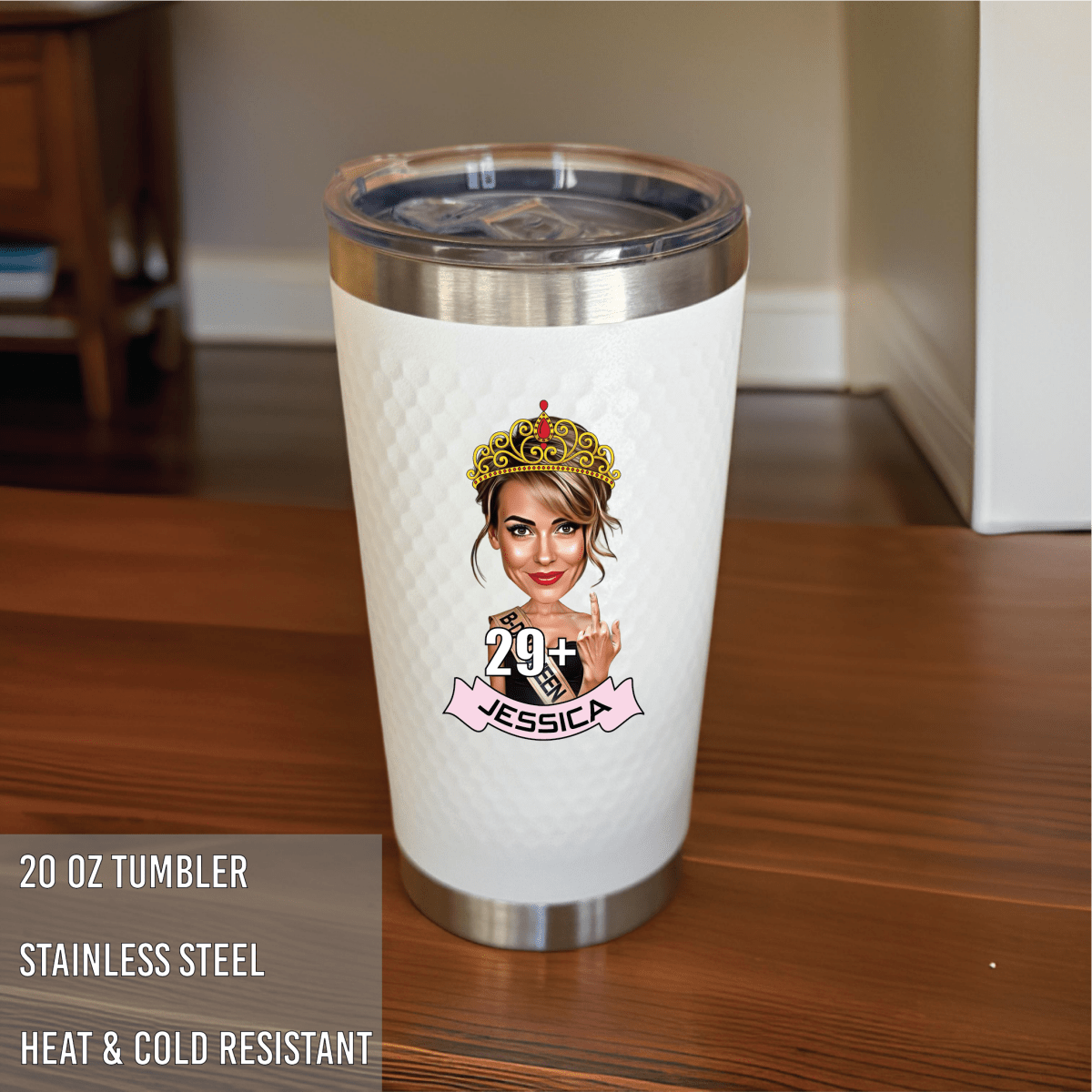 Personalized Birthday Diva Tumbler for her, Customized Gifts for Women by Groovy Girl Gifts