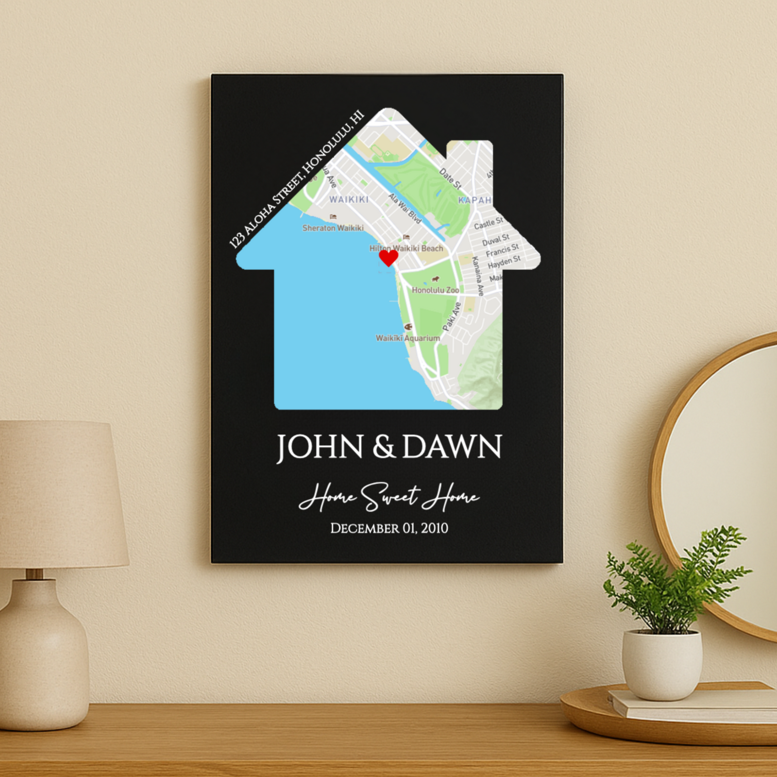 Home Sweet Home Personalized Sign