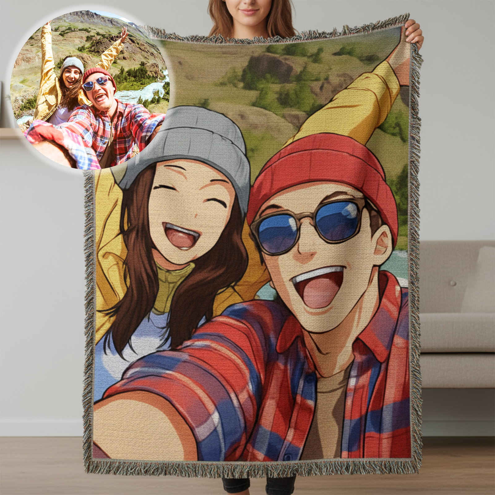 Custom Anime Blanket