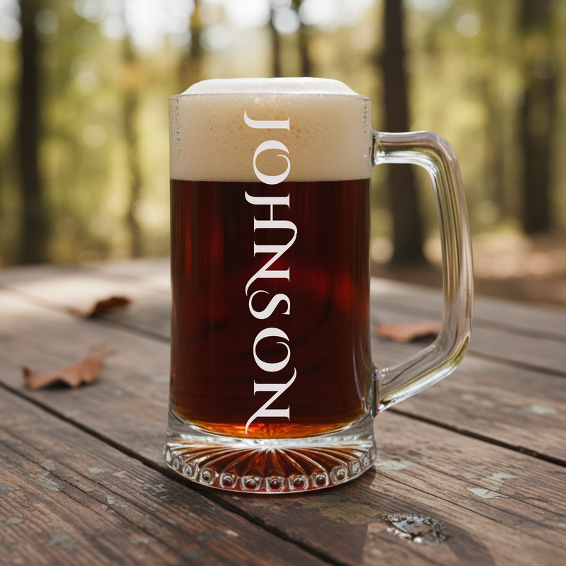 Engraved Name Beer Stein