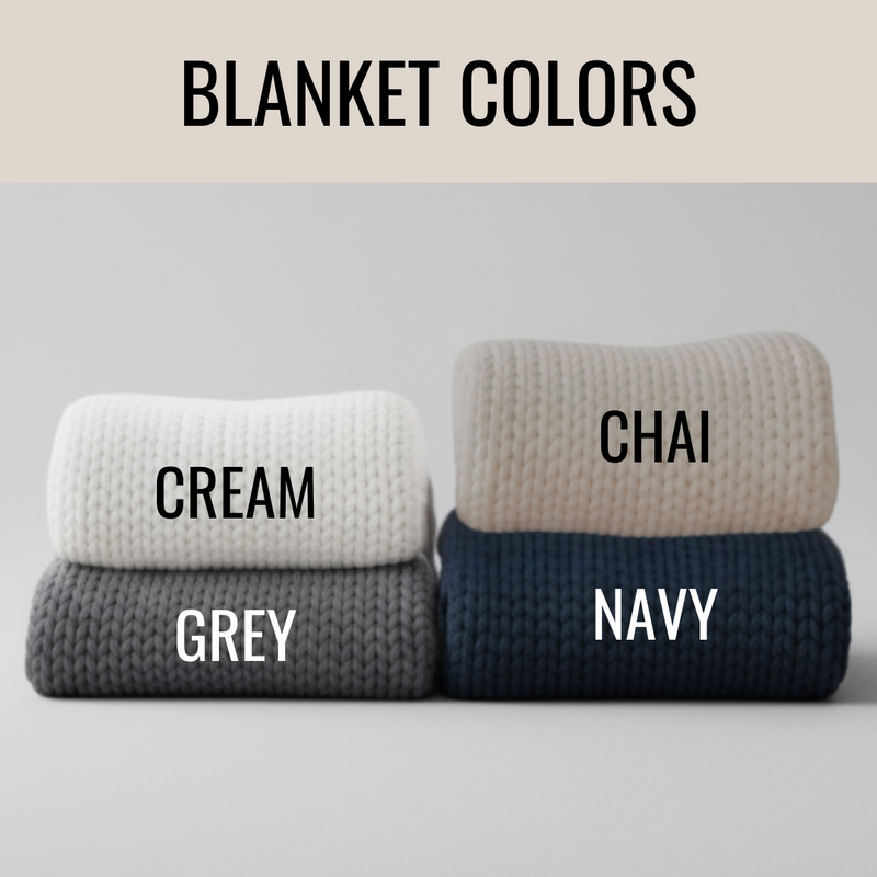 The Snuggle Knit Personalized Blanket