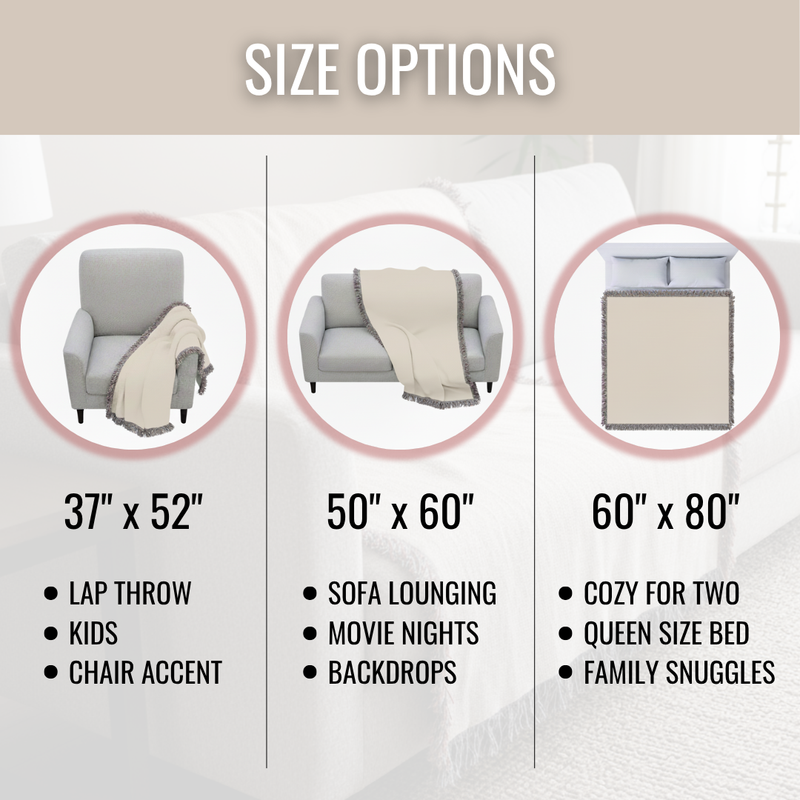 Family Crossword Woven Blanket