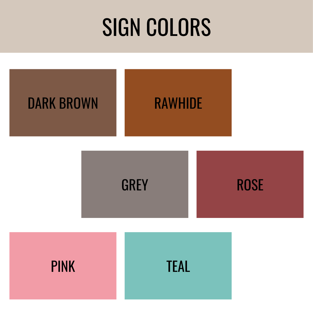 Personalized Family Tree Sign