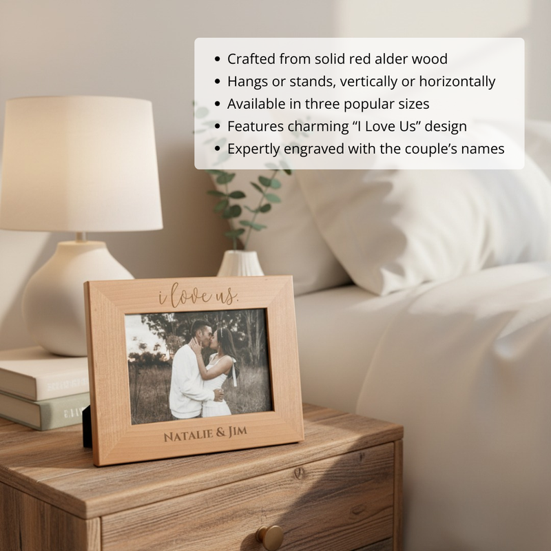 I Love Us Personalized Frame
