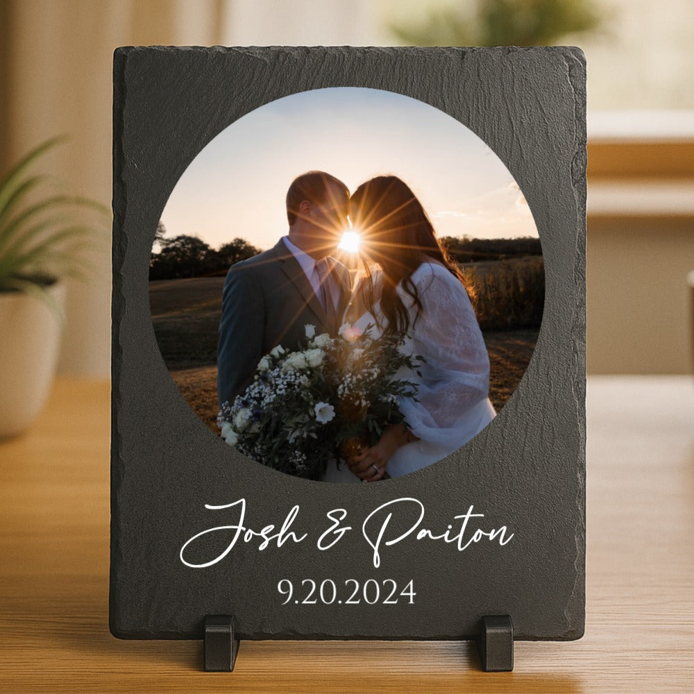 Natural Slate Eternal Photo Keepsake