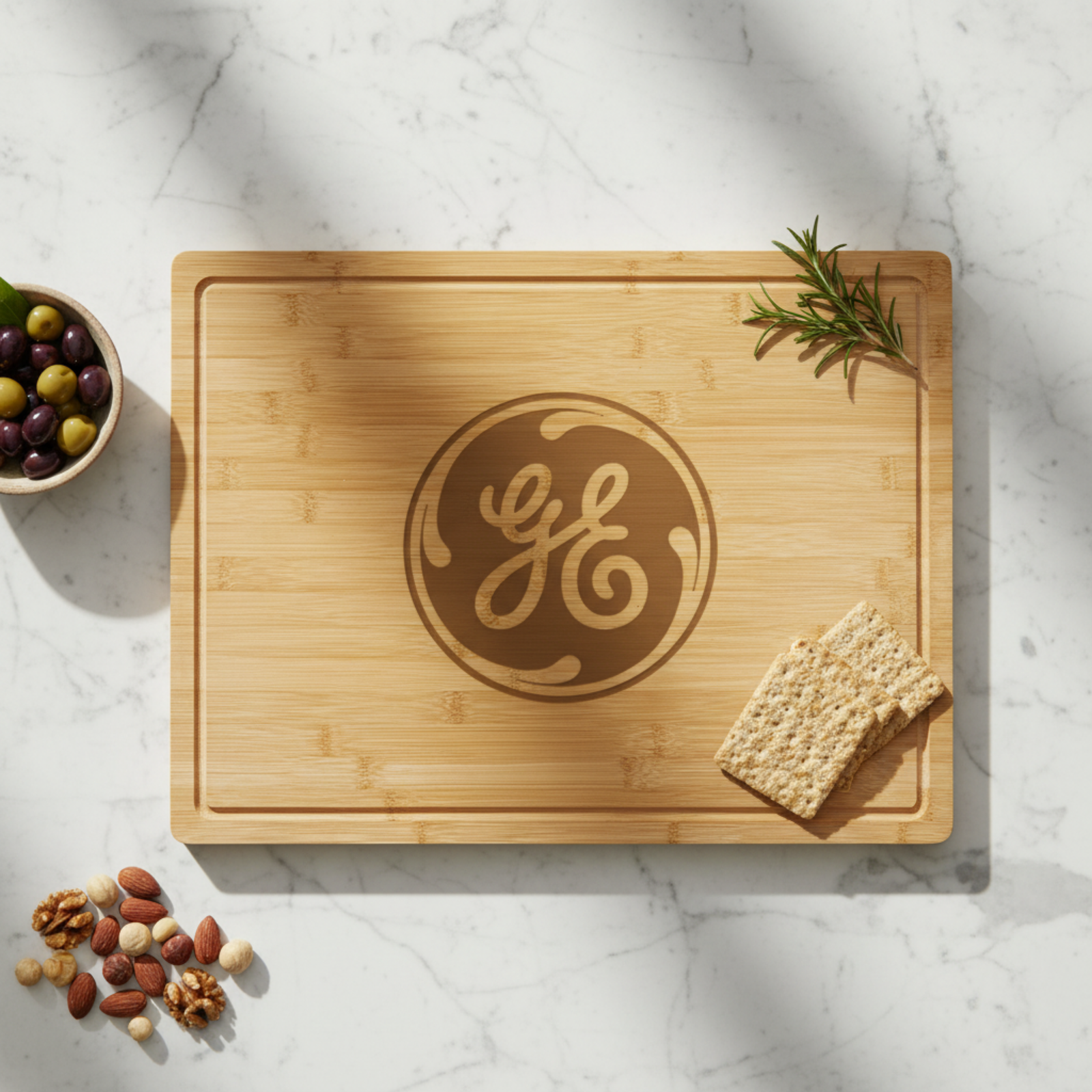 Custom Logo Bamboo Cutting Board