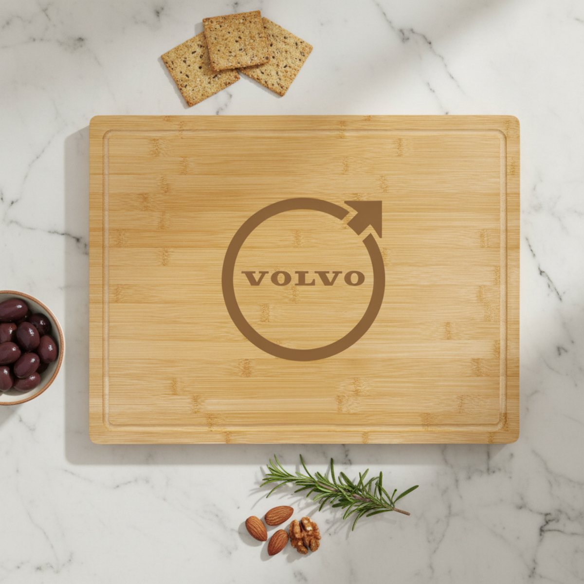 Custom Logo Bamboo Cutting Board