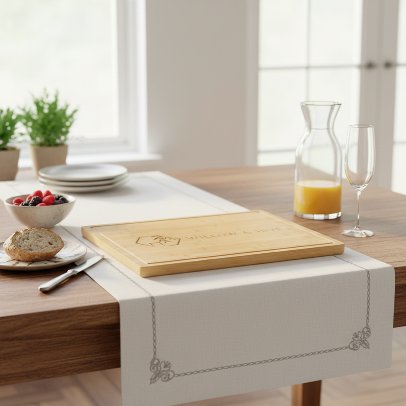 Custom Logo Bamboo Cutting Board