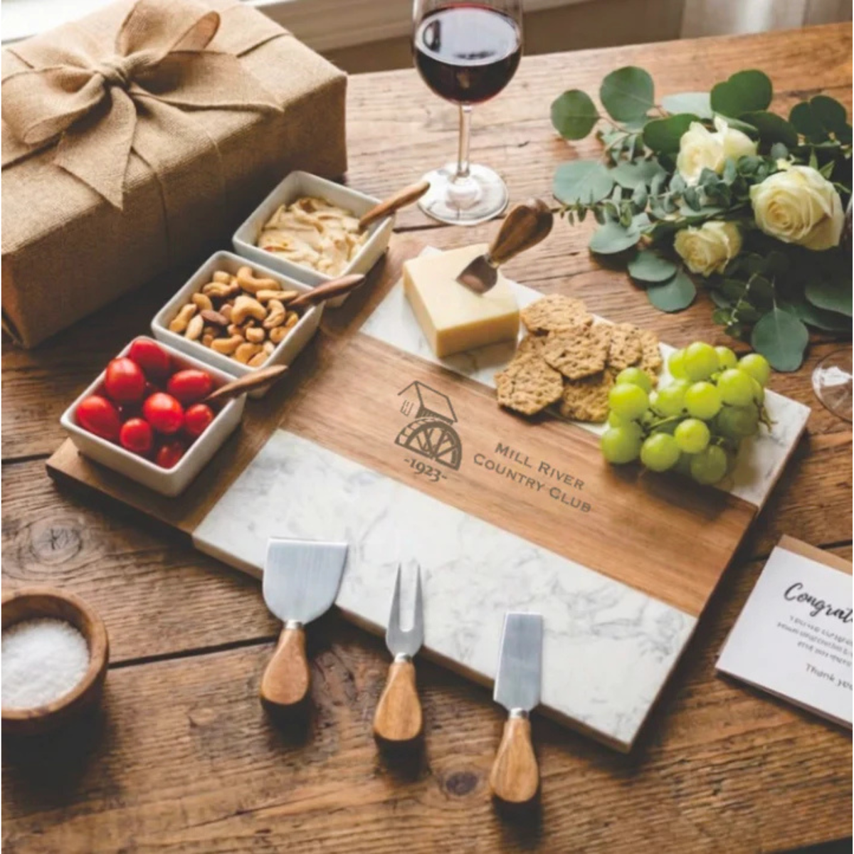 Custom Logo Premium Charcuterie Board