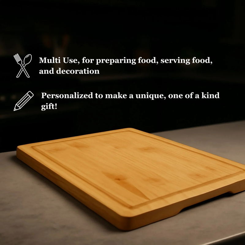 Custom Logo Bamboo Cutting Board