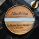 Riverbend Personalized Round Resin Charcuterie Board