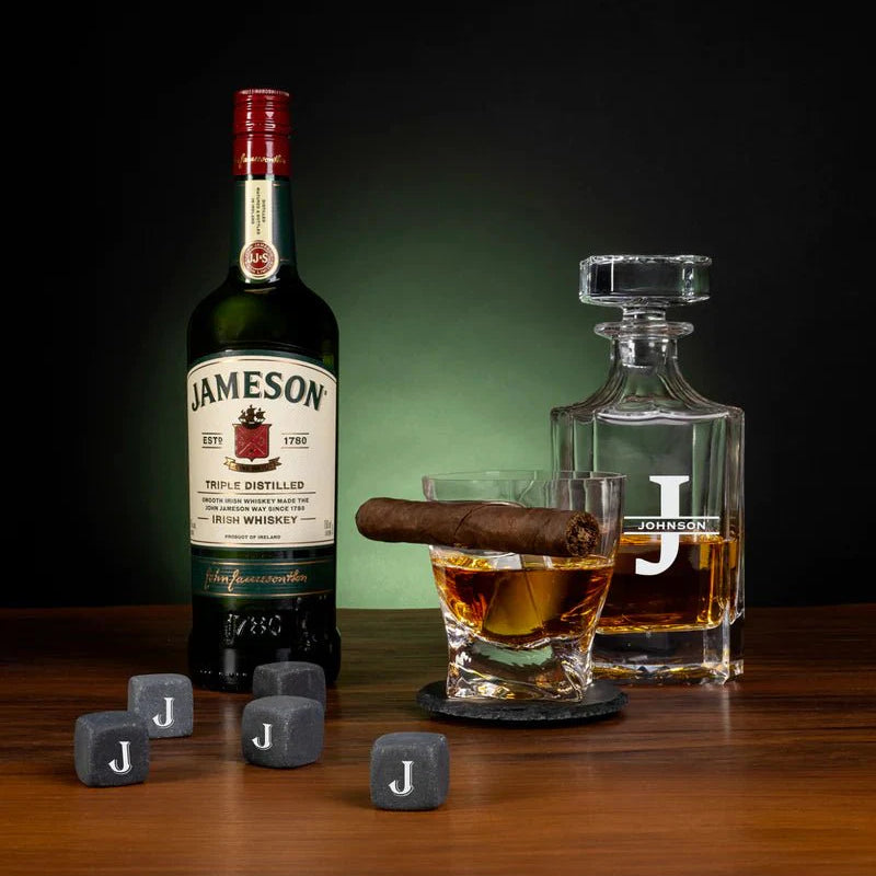 Unique Personalized Togetherness Toast Personalized Decanter Set Customized Anniversary Gifts for Men by Groovy Guy