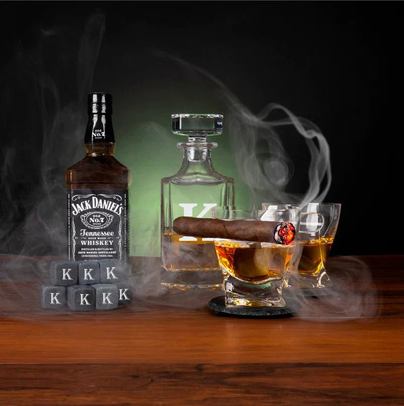 Unique Personalized Togetherness Toast Personalized Decanter Set Customized Anniversary Gifts for Men by Groovy Guy